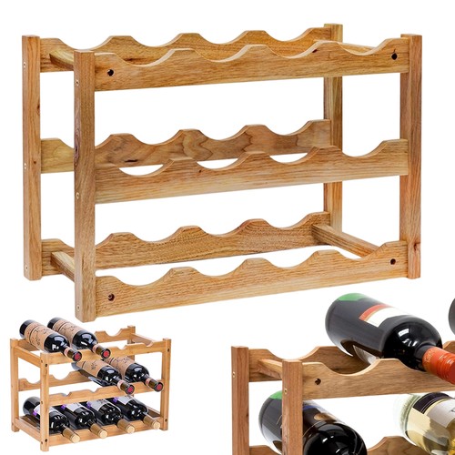 Weinständer aus holz - aus,