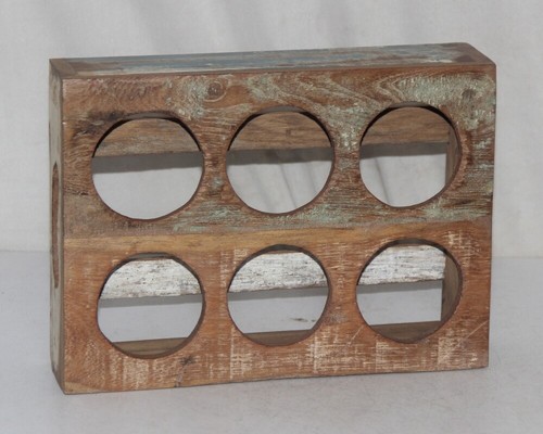 Vintage holzflaschenhalter - vintage,