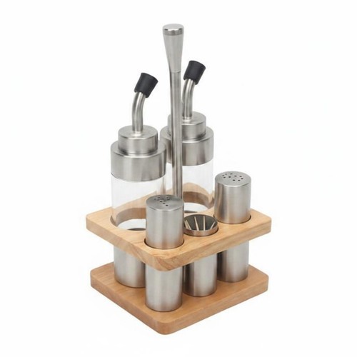 Edelstahl gewürzflaschen set - edelstahl,