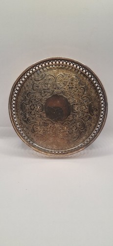 Vintage versilbertes tablett - versilbertes,