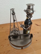 Metallfigur Bierflaschenhalter