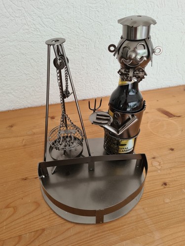 Metallfigur bierflaschenhalter - metallfigur,